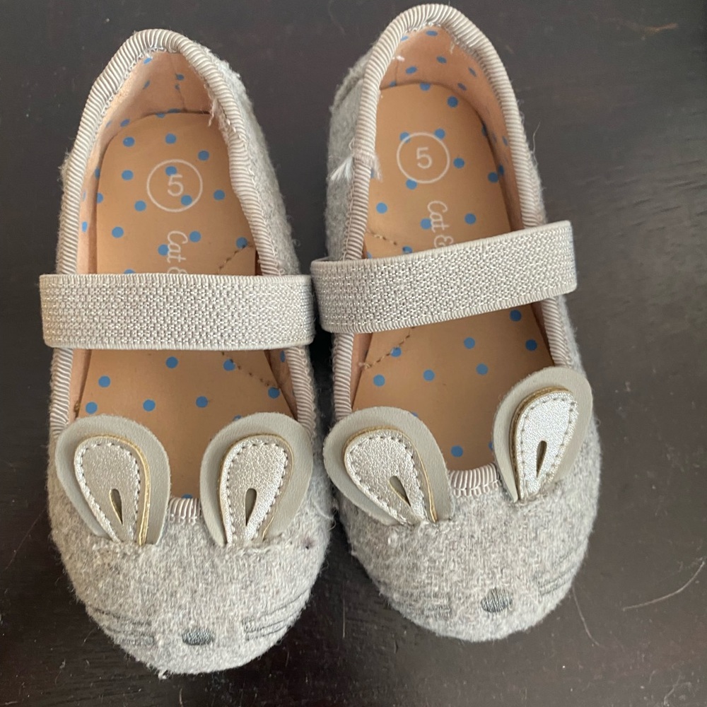 Baby size 5. Cat and Jack bunny shoes